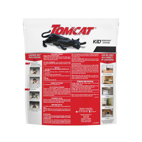 Tomcat® Mouse Killer Child Resistant, Refillable Station