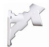 Valley Forge Cast Aluminum Bracket (1 in. / Length 10 / 2-position bracket  (Pack of 48), White)