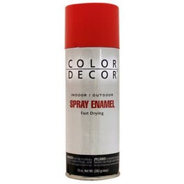 Spray Paint, Interior/Exterior, Red Gloss, 10-oz. Aerosol