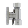 Straight Supply Stop Valve, Chrome, 1/2-In. Female Iron Pipe x 3/8-In. O.D. Compression