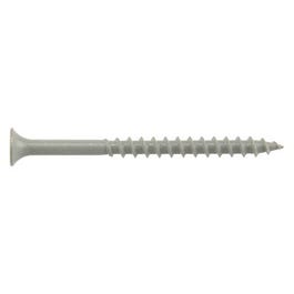 Fas-N-Tite Exterior Wood Screws, Gray Ceramic, 1-5/8-In. x #8, 5-Lbs.