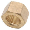 Compression Nut, Brass, 1/4-In.