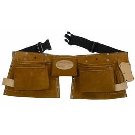 Suede Carpenters Apron, 11-Pocket