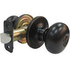 Mushroom Privacy Lockset, Aged Bronze