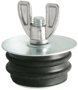 LDR Industries Test Plug, Galvanized 4 in.