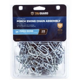 Porch Swing Chain Assembly With Hooks