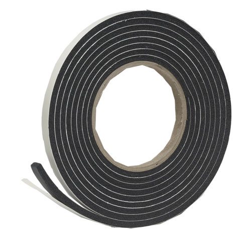 Frost King Rubber Foam Weatherseal (3/4 W 5/16 T 10 ft L, Black)