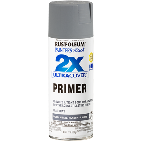 Rust-Oleum Painter's Touch® 2X Ultra Cover Primer Spray Paint (White Primer, 12 oz. Spray)