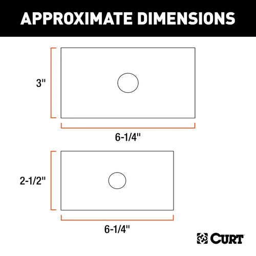 Curt Reducer Sleeve Set (3 to 2-1/2 to 2 Shanks, 2 Pieces)