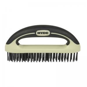 Hyde MAXXGRIP PRO® High Carbon Steel Wire Brush, 8″ (8)