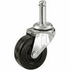 Rubber Wheel Caster, Friction-Grip Stem, 2-In.