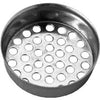 Laundry Tube Strainer Cup, Metal Chrome Finish, 1.5-In.