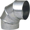 Galvanized Adjustable Furnace Elbow, 6-In., 30-Gauge