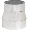 Galvanized Taper Reducer, 6 x 5-In., 24-Gauge