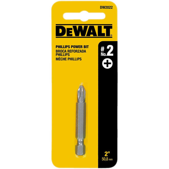 DeWalt Phillips #2 x 2 In. Power 2 In. Screwdriver Bit Display