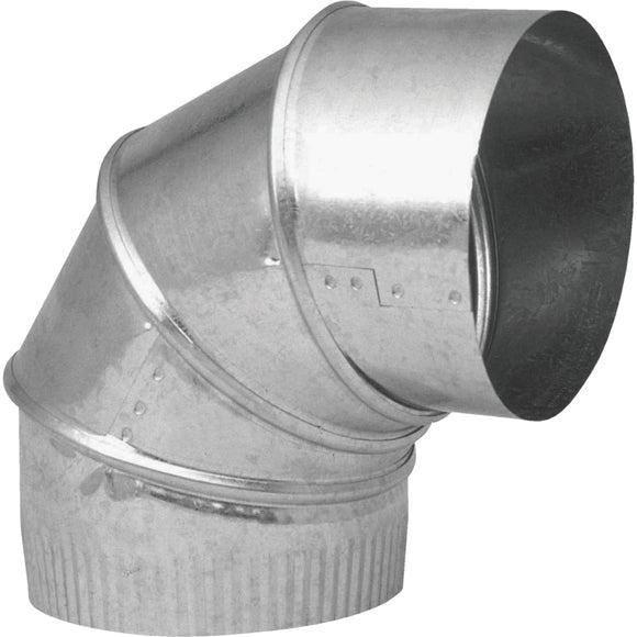 Imperial 24 Ga. 8 In. Galvanzied Adjustable Elbow