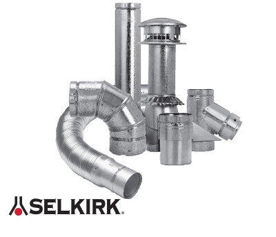 Selkirk Type B Gas Vent - Round (4 X 2' Gas Chimney Pipe)