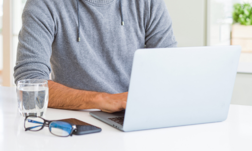 Man on laptop