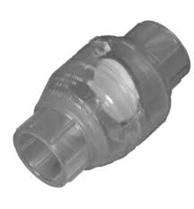 NDS 1-1/4 Pvc Clear Ips Swing Check Valve