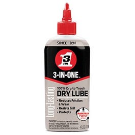 3-In-1 Dry Lube, 4-oz.