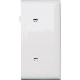 White Blank End Sectional Nylon Wall Plate