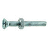 Monster Fastener Zinc Plated Steel Coarse Thread Phillips Flat Head Machine Screws