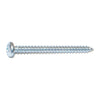 Monster Fastener Zinc Plated Steel Phillips Pan Head Sheet Metal Screws