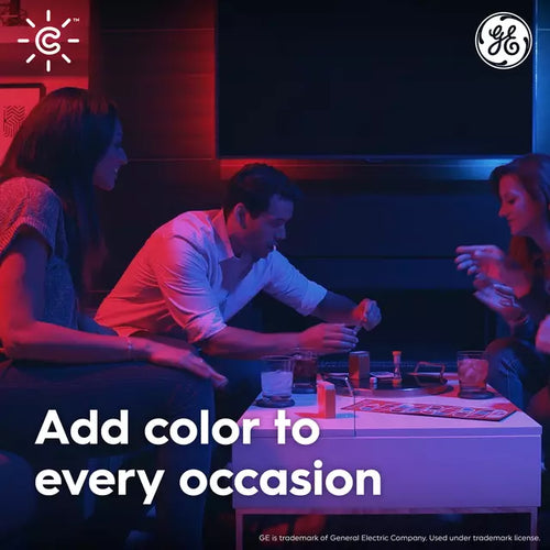 GE Cync BR30 Smart LED Light Bulbs, Color Changing Smart WiFi Lights, Works with Alexa and Google Home