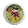 Taylor 8.5 Sweet Fawn Indoor Outdoor Dial Decorative Thermometer