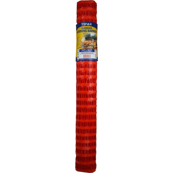 TENAX GUARIDAN ECONOMY WARNING BARRIER (4X100 FT, Orange)