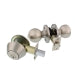 Guard Security Ball Knob Combo-Pack, Single Cylinder, Satin Nickel (Satin Nickel)