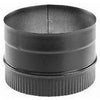 DuraBlack Stove Top Adapter, Black Single-Wall Stainless Steel, 6-In.