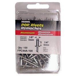 100-Pack Medium Aluminum Rivets