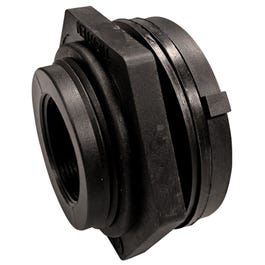 Pipe Fitting, PVC Bulkhead Fitting, 1-1/2-In.