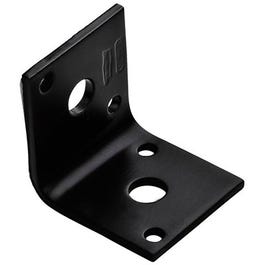 Corner Brace, Black Steel, 1.65-In.