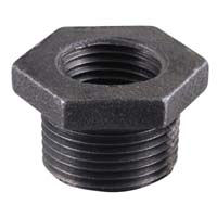 Mueller Industries 1 X 1/4 Black Hexagon Bushings