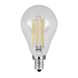 LED Ceiling Fan Light Bulbs, Candelabra, Soft White, 300 Lumens, 4.5-Watts, 2-Pk.