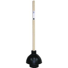 Force Cup Toilet Plunger, Junior, Wood Handle