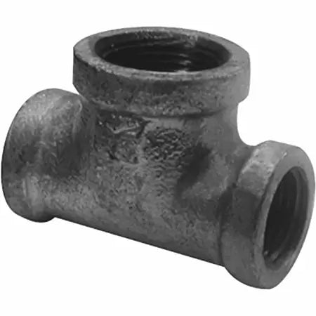 Southland Black 2-Way Reducing Tee 150# Malleable Iron Threaded Fittings 1-1/4 X 3/4