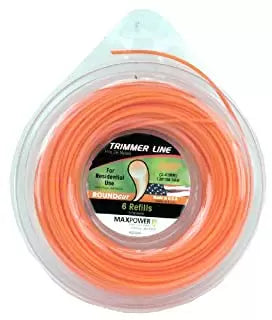 Maxpower Nylon Orange RoundCut Trimmer Line  .095 x 140' (.095 x 140')