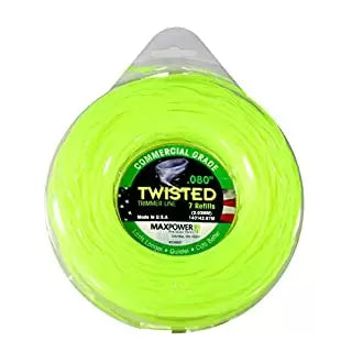 Maxpower Premium Twisted Trimmer Line .080-Inch Twisted Trimmer Line 140-Foot Length (.080 x 140')