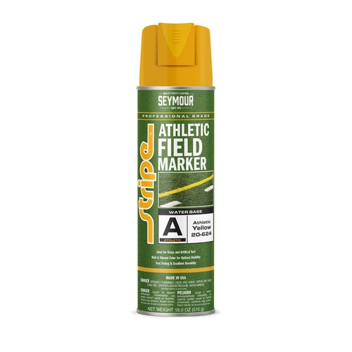 Seymour Paint 20-624 Seymour Stripe Athletic Field Marker, Athletic Field Yellow 18 oz (20 oz., Yellow)