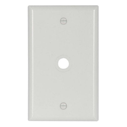 Eaton 5128W-BOX Wall plate 1G W/.375 Hole Nylon (1 Gang)