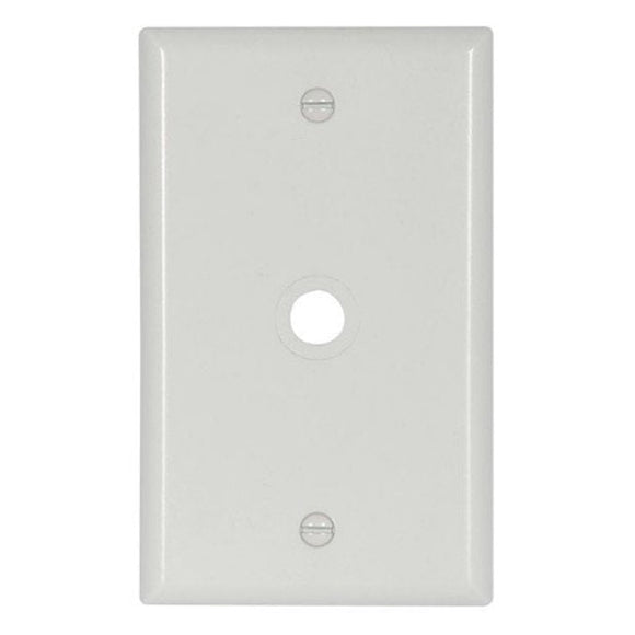 Eaton 5128W-BOX Wall plate 1G W/.375 Hole Nylon (1 Gang)