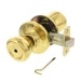 Ultra Hardware Tulip Knob Privacy, Polished Brass Finish (Polished Brass Finish)