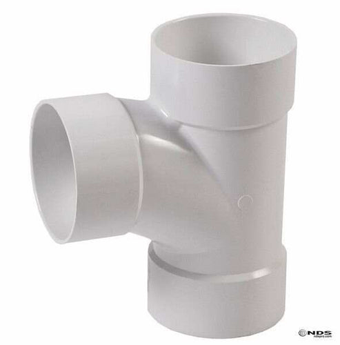 NDS 3 PVC Sanitary Tee, Hub x Hub x Hub (3)