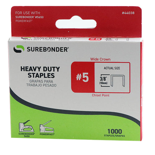 Surebonder 44038 #5 Staples 3/8-Inch (#5 3/8-Inch) - Piketon, OH