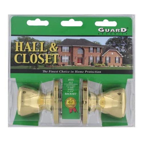 Guard Security Antique Brass Passage Lockset (Antique Brass)