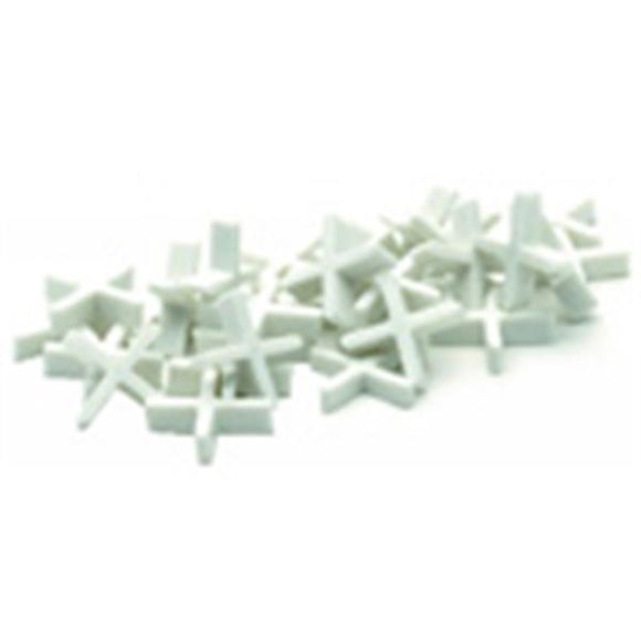 Marshalltown Tile Spacer, 1/4 in L X 3/16 in W, White