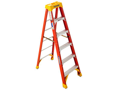 Werner 6ft Type IA Fiberglass Step Ladder 6206 (6 ft)